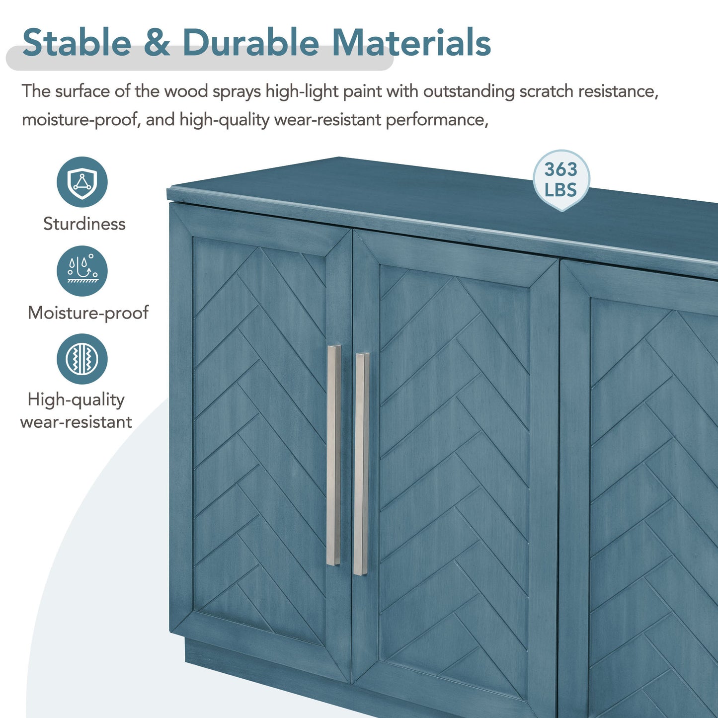 TREXM Sideboard Buffet Cabinet