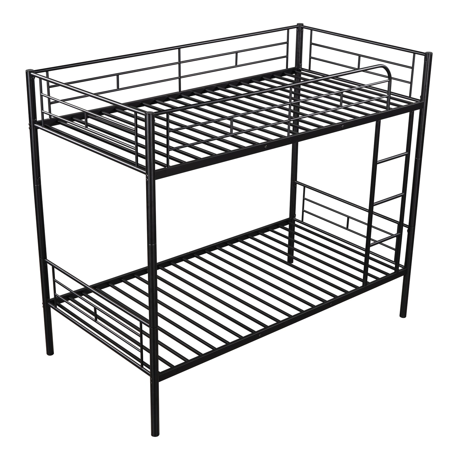 Twin Metal Bunk Bed -Black