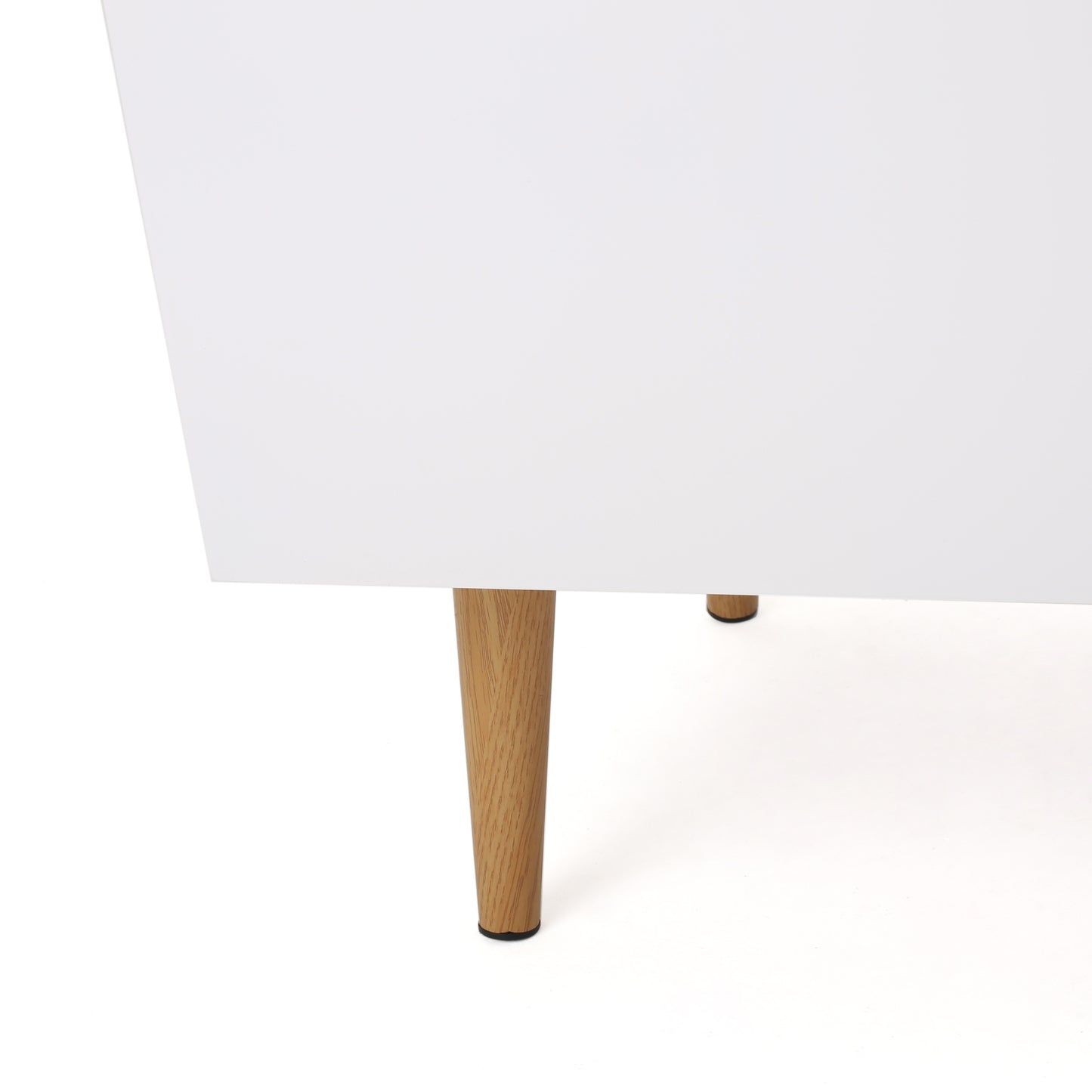 TV Stand with Glass Accents and Ample Storage