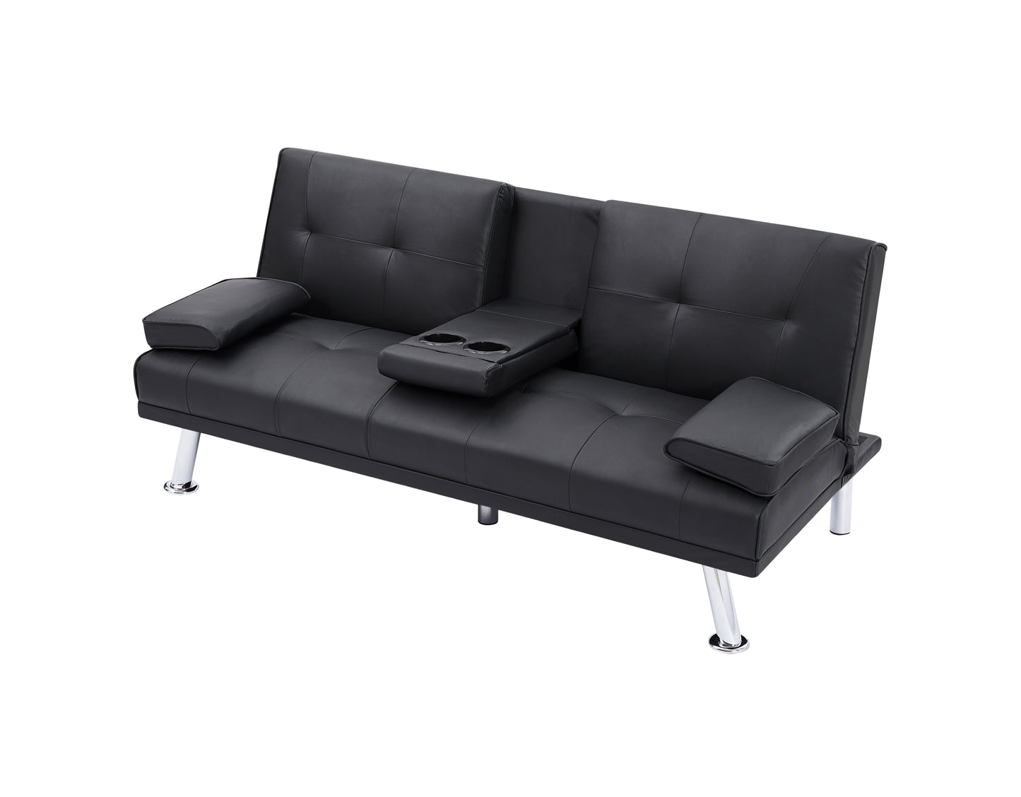 Modern Black Foldable Sofa Bed