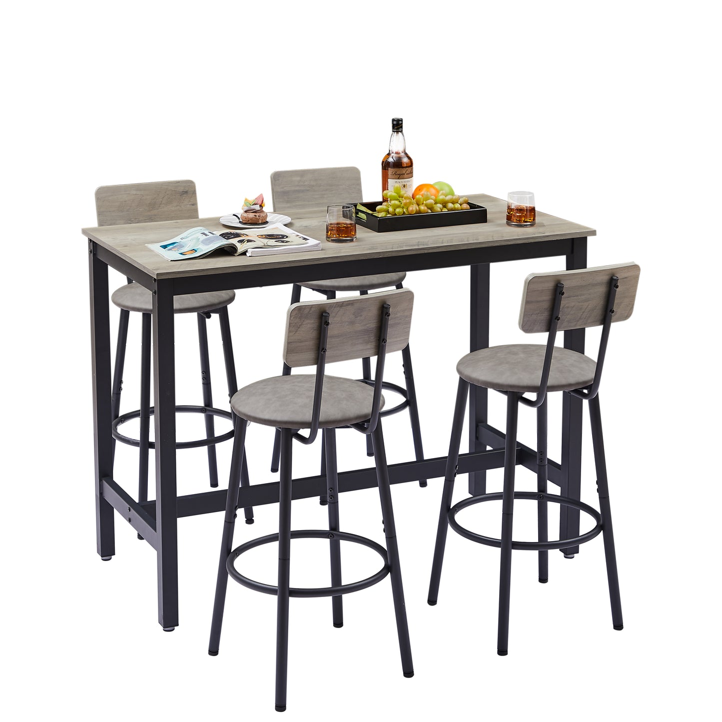 PU Soft Seat Bar Table Set