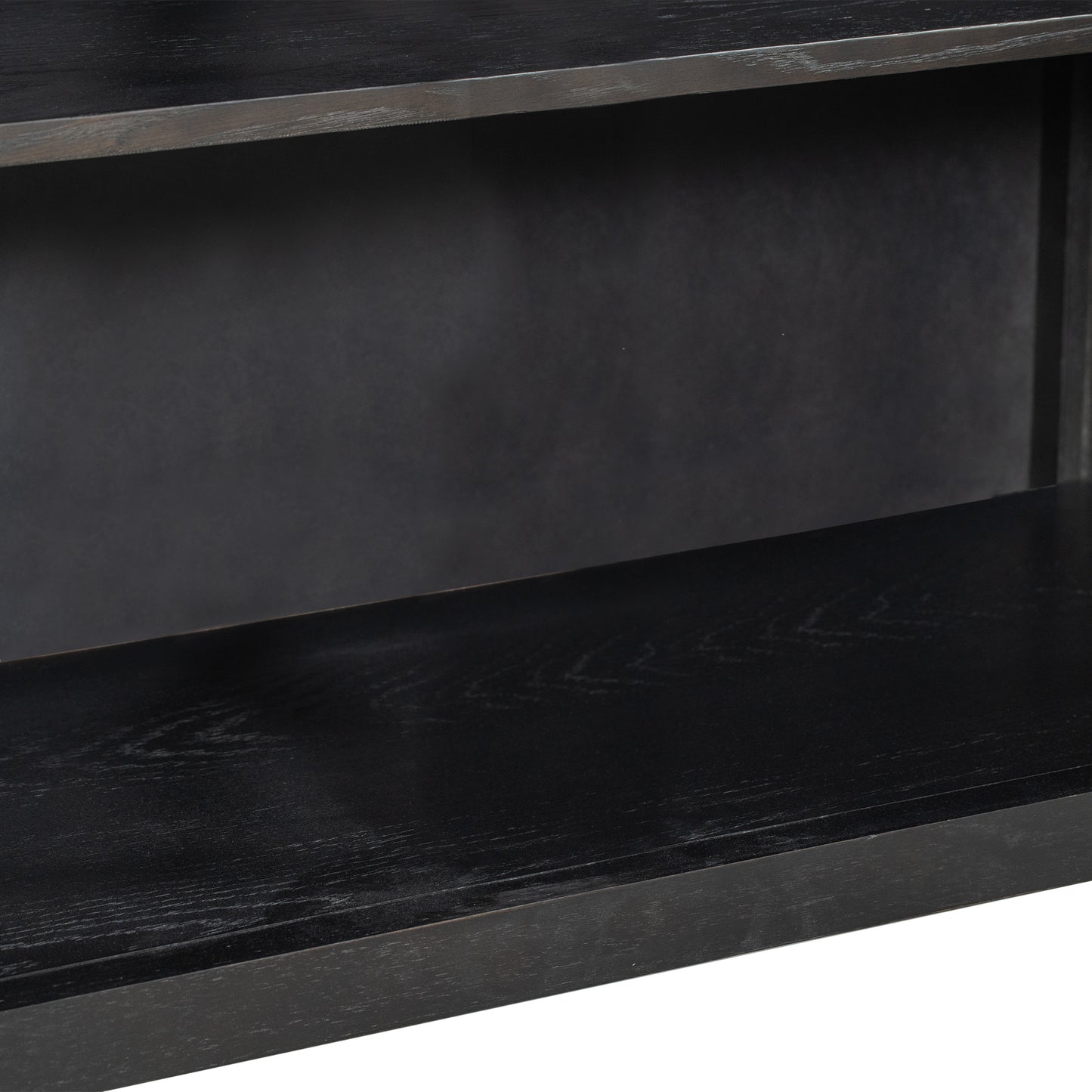 Modern Black Wooden Sideboard Cabinet