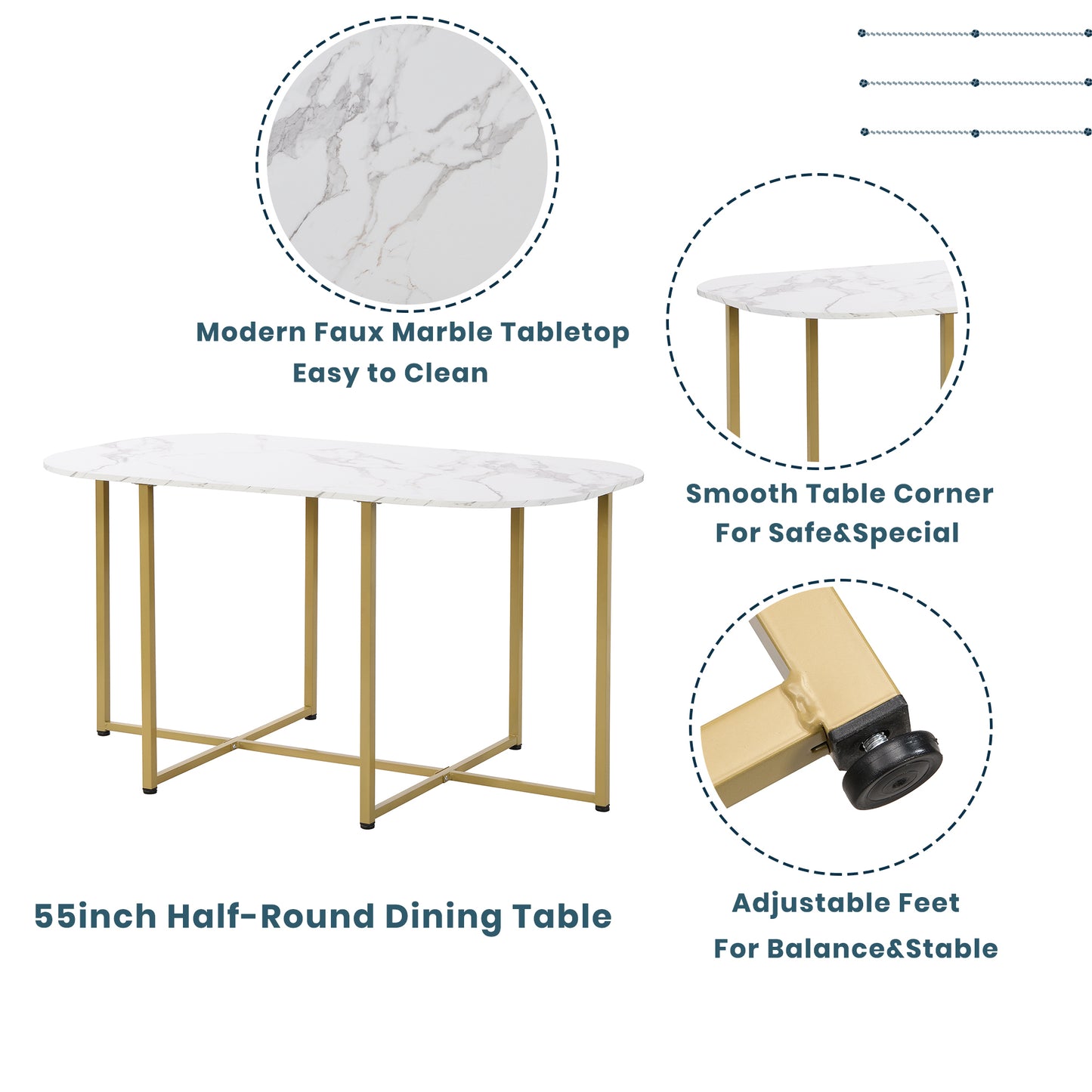 Glamour Dining Table Set