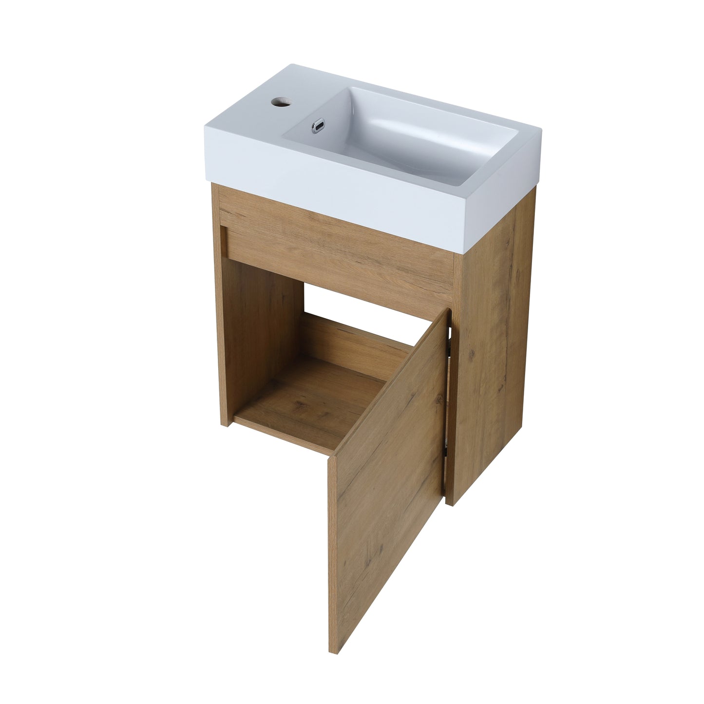 18'' Wall Mounted Bathroom Vanity