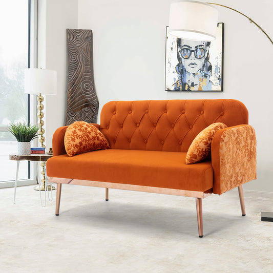 Velvet Accent Sofa
