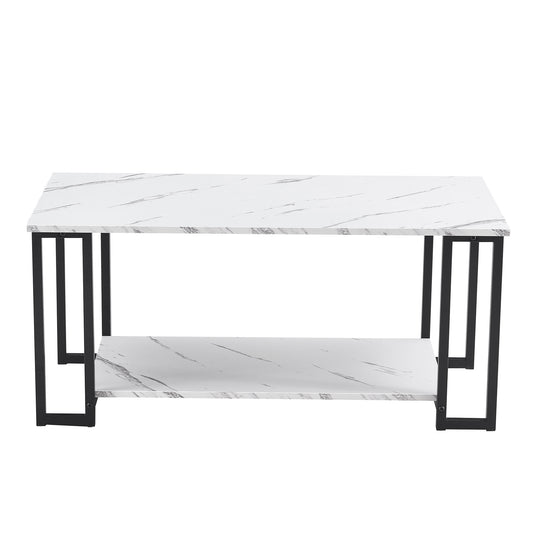 Marble Haven Coffee Table