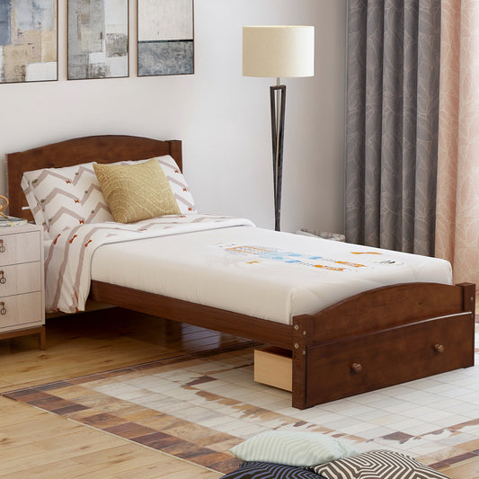 Platform Frame Twin Bed - Bed - MuMu