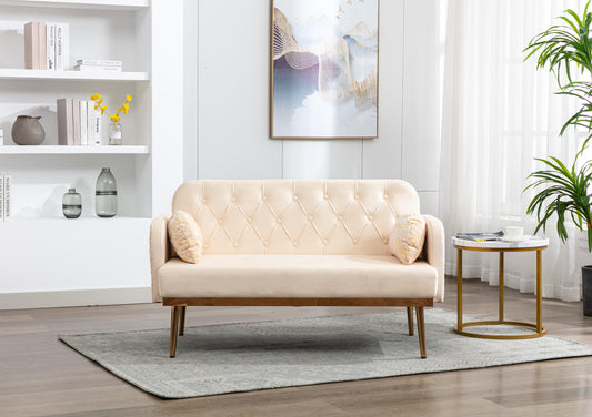Velvet Accent Sofa