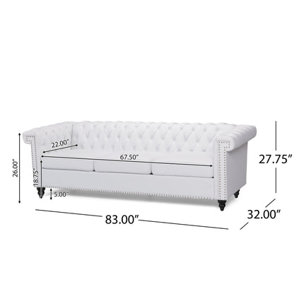 Modern Space-Saving 3-Seater Sofa