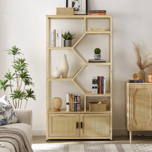 7 Tiers Bookcases Storage Rack