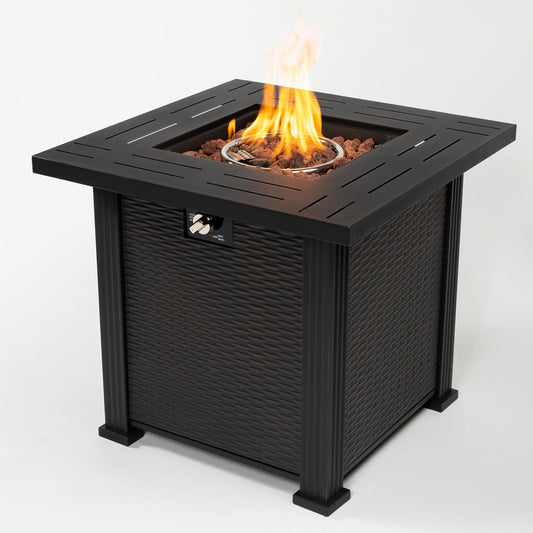 Square Fire Pit Table - Table - MuMu