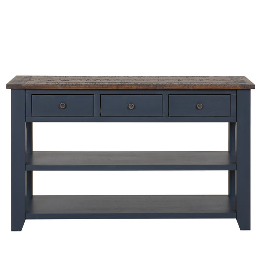 Blue Console Table