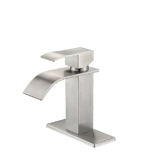 Waterfall Spout Faucet Bathroom Vanity