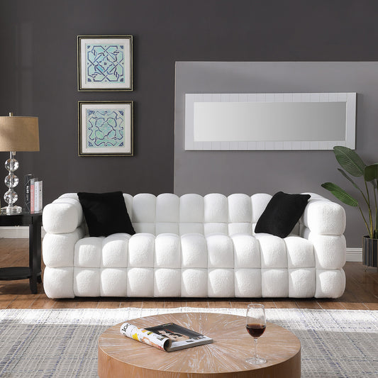 The Soft and Inviting Marshmallow Boucle Sofa