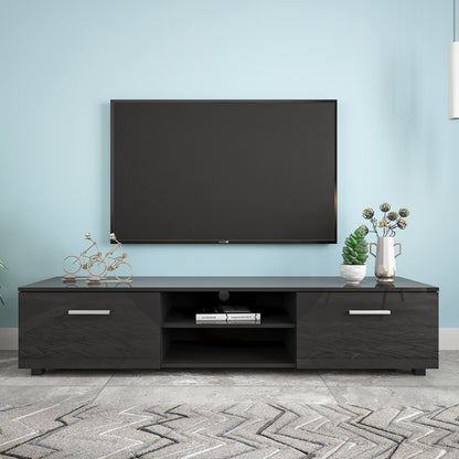 70 Inch Black TV Stand