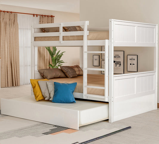 White Trundle Bunk Bed