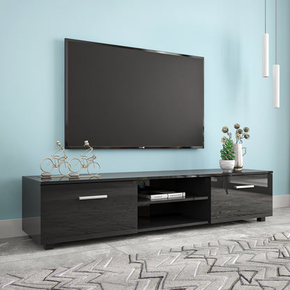 70 Inch Black TV Stand