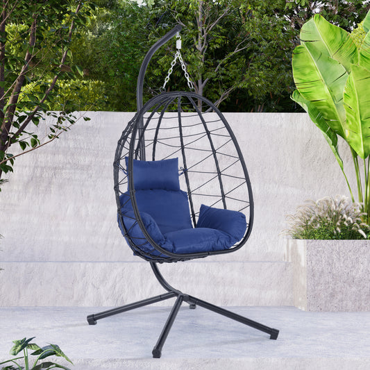 Swing Egg Chair With Stand - Swing Egg Chair - MuMu