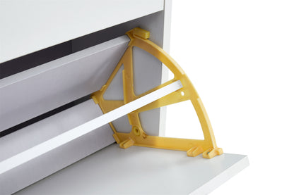 White Shoe Storage Cabinet