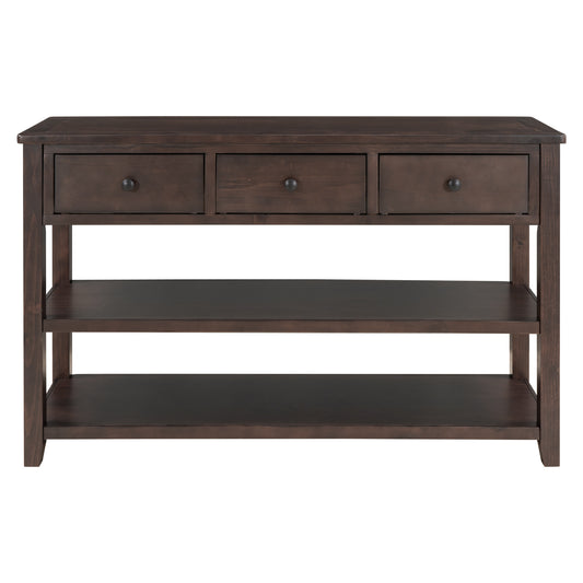 Retro Console Table - Vintage Entryway Design - MuMu