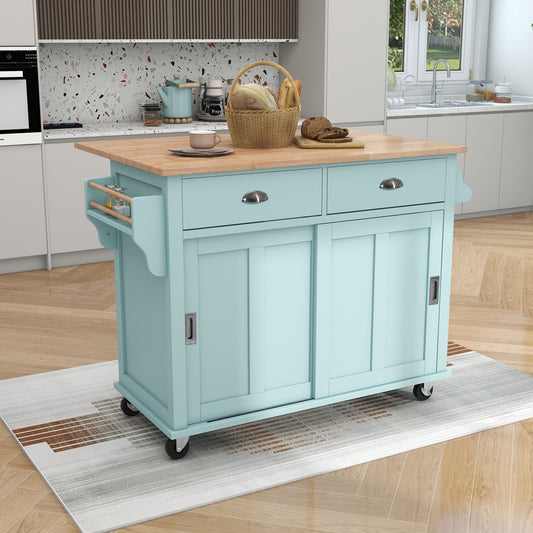 Wood Drop Leaf Countertop Kitchen Cabinet