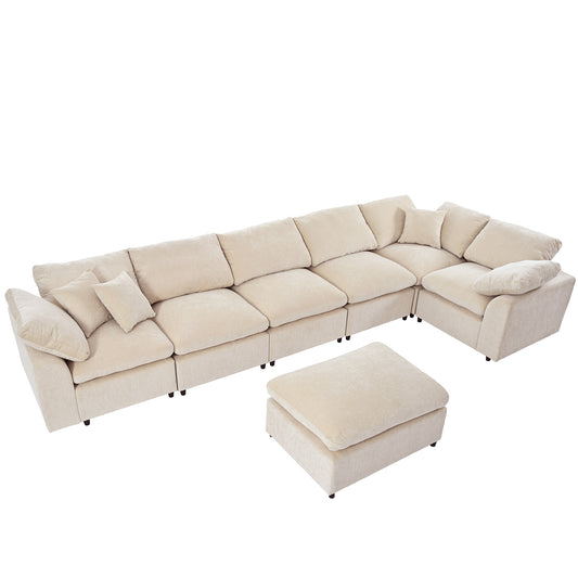 Luxury U-Style Oversized Modular Sectional Sofa