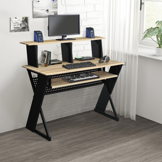 Built-In Cord Management Desk