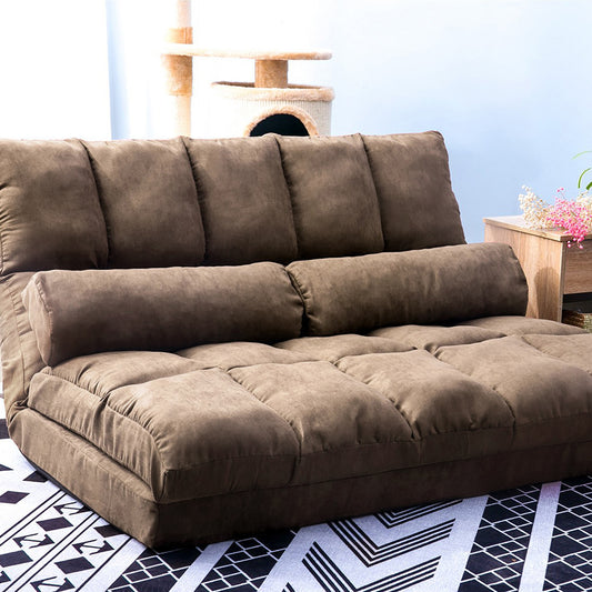 Double Chaise Lounge Sofa - Brown