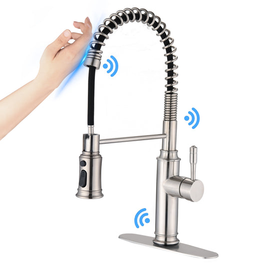 Touch Kitchen Faucet with Pull Down Sprayer - Kitchen Faucet - MuMu